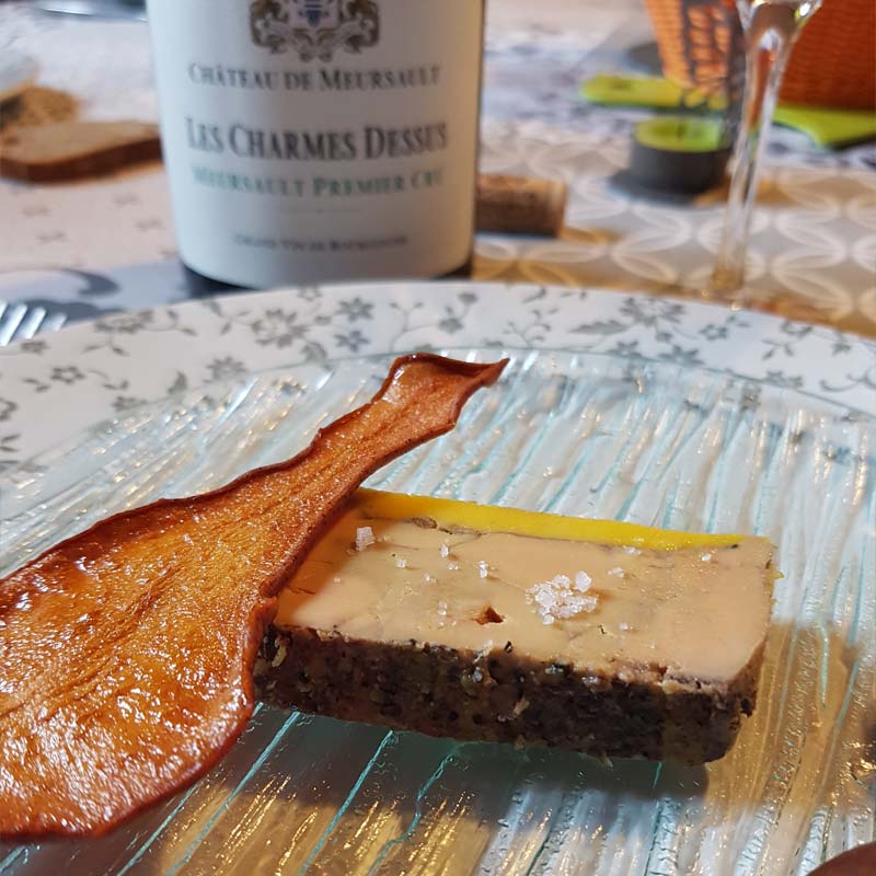 accompagnement de vin blanc pour le foie gras