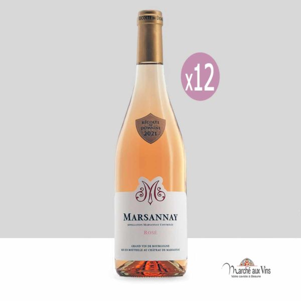 Lot de 12 - Marsannay rosé 2021, Château de Marsannay