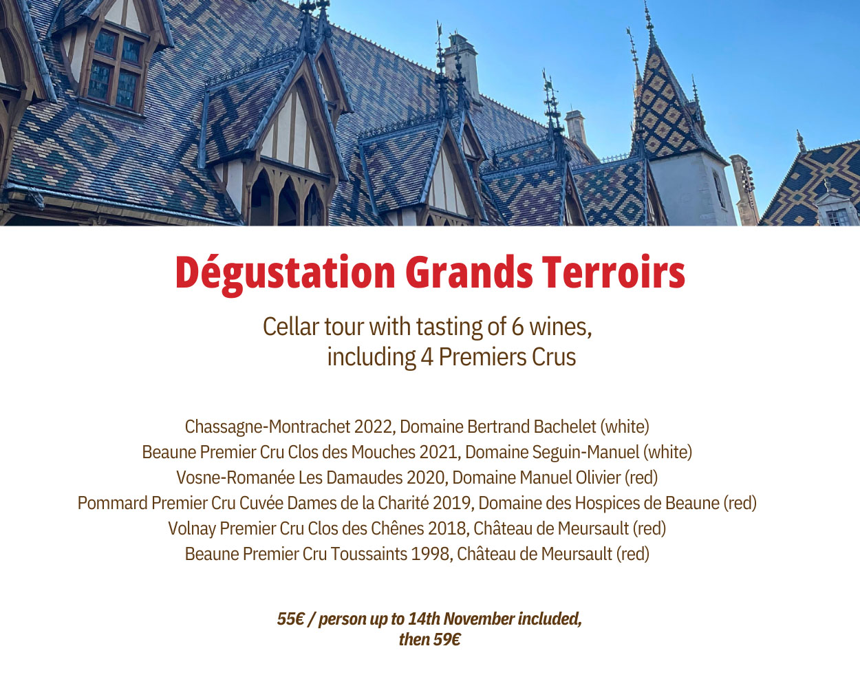 Grands Terroirs tasting