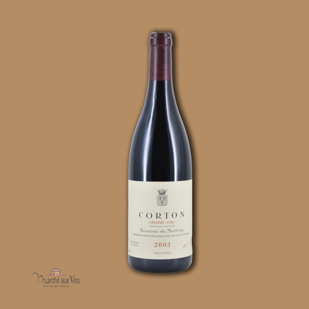 Bouteille Corton Grand Cru Bonneau du Martray 2003
