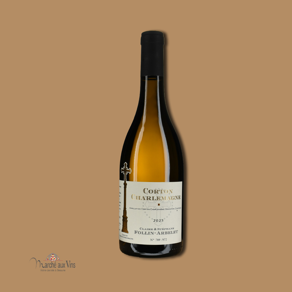 Bouteille Corton-Charlemagne Grand Cru Follin-Arbelet 2023