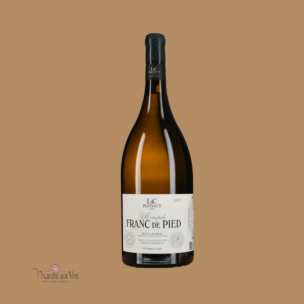 Bouteille magnum Franc de Pied Petit Chablis L&C Poitout 2022